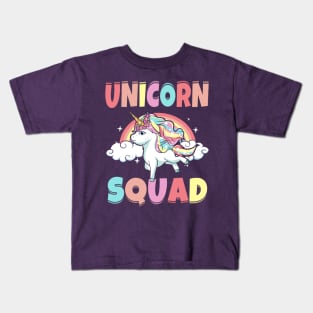 Unicorn Squad Magical Mythical Creature Kids T-Shirt